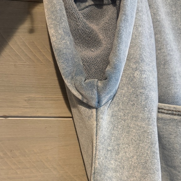 Naturalizer Light Blue Button-Up Romper - Picture 7 of 9